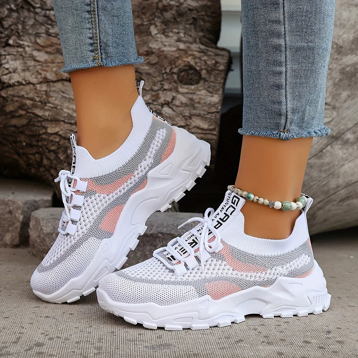 VANCOUVER™ ORTHOPEDIC BREATHABLE LACE UP MESH SNEAKERS