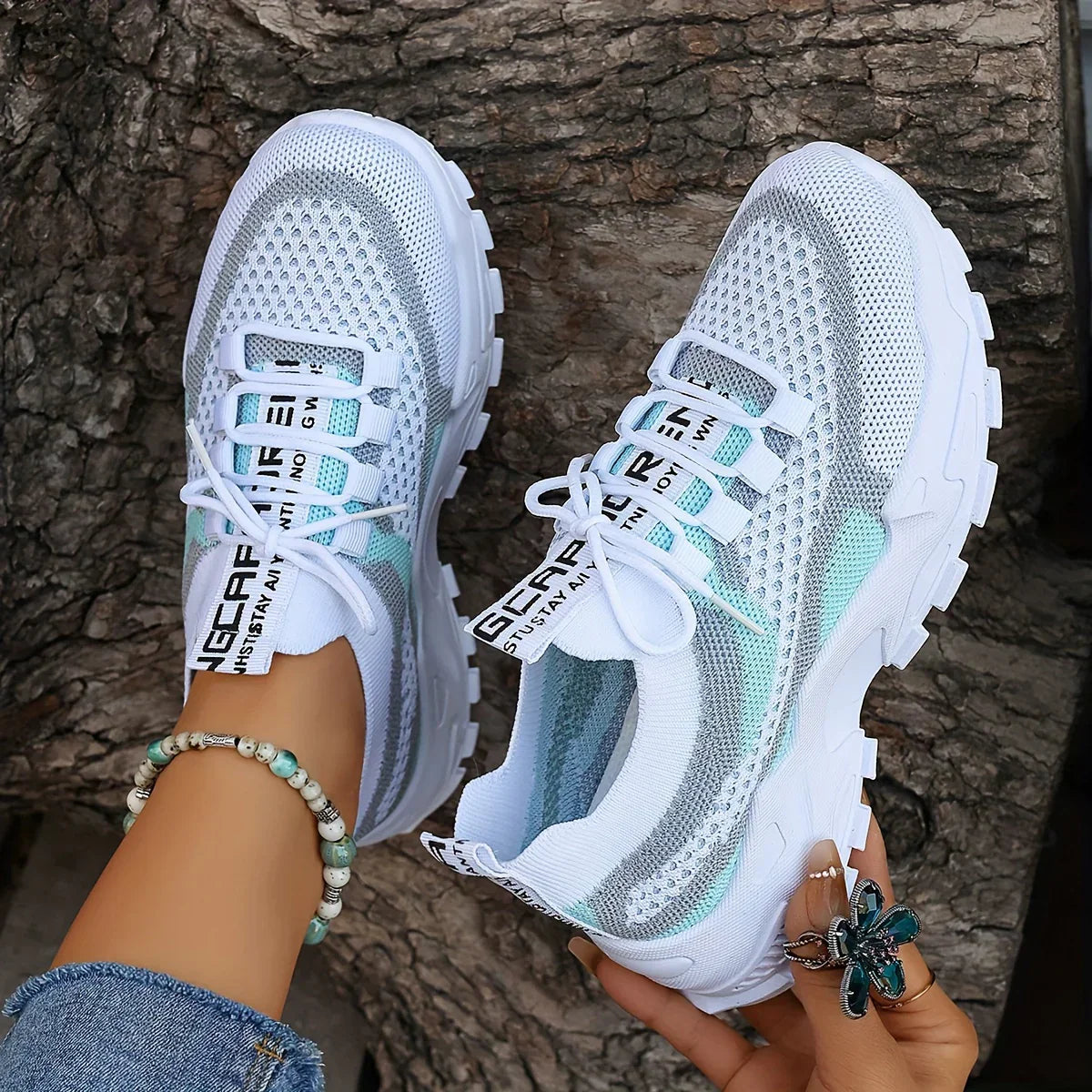 VANCOUVER™ ORTHOPEDIC BREATHABLE LACE UP MESH SNEAKERS