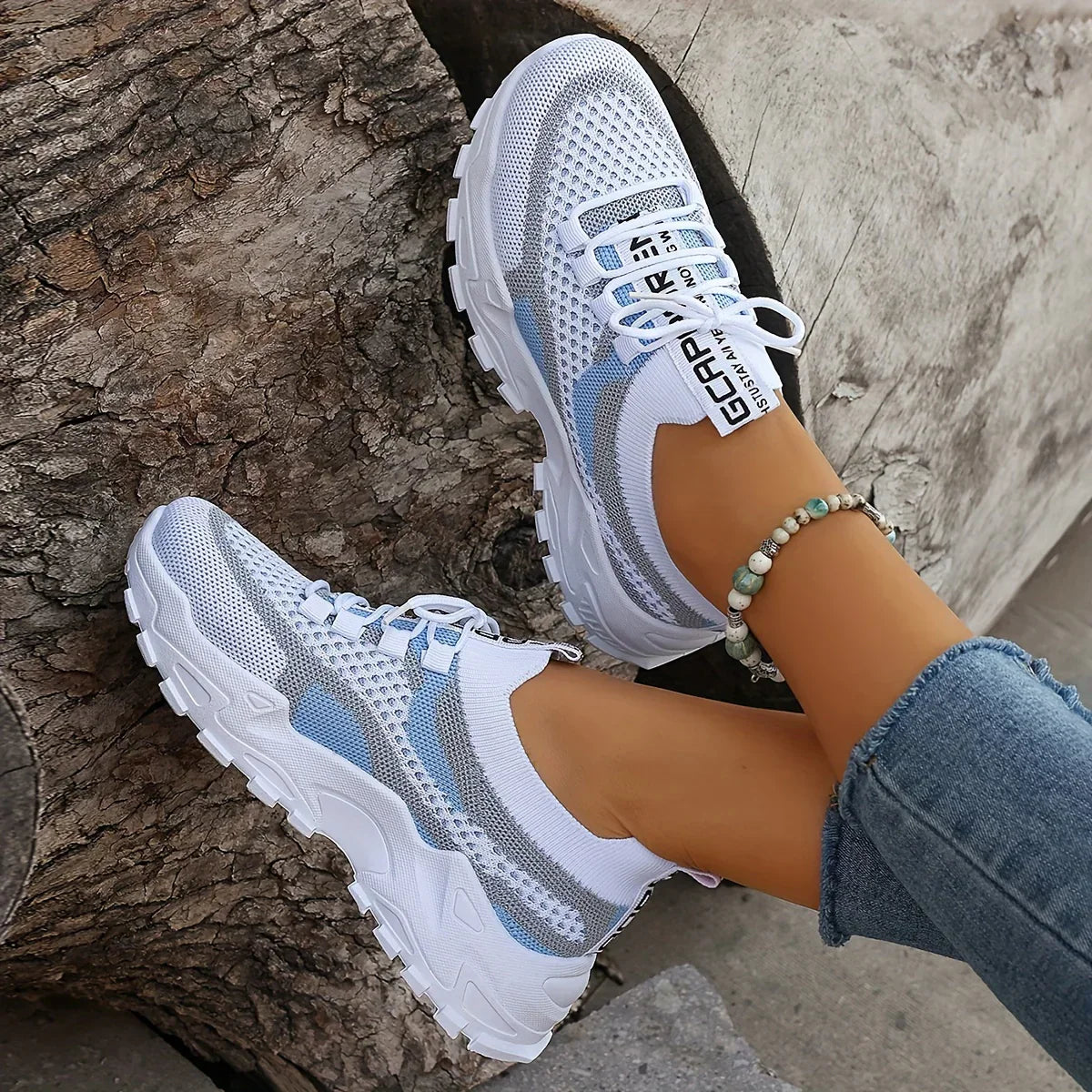 VANCOUVER™ ORTHOPEDIC BREATHABLE LACE UP MESH SNEAKERS