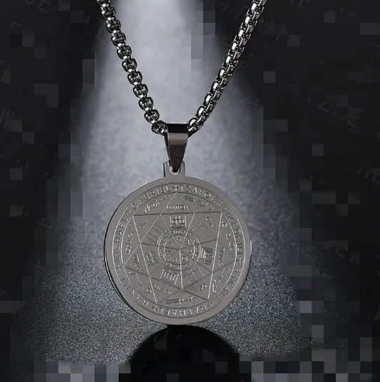 Six Star Angel Tritone Pendant Necklace